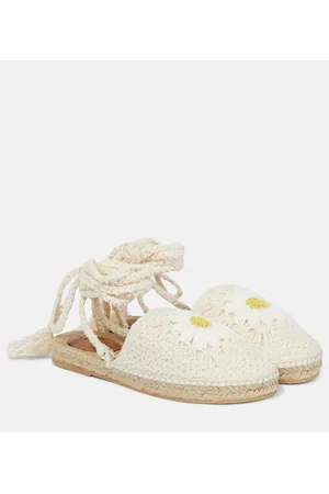 Alanui Espadrilles Daisy aus Häkelstrick
