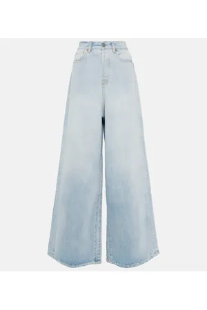 Vetements High-Rise Wide-Leg Jeans