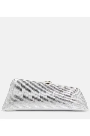 The Attico Verzierte Clutch Long Night aus Leder