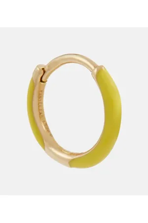PERSÉE Persée Einzelner Ohrring aus 18kt Gelbgold mit Emaille