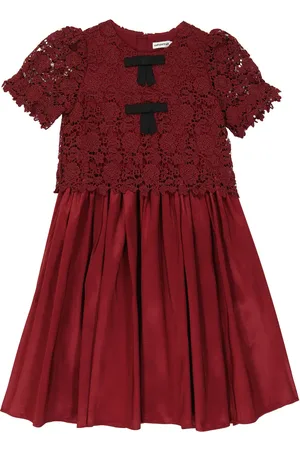 Self-Portrait Kleid aus Guipure-Spitze