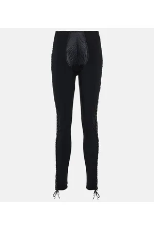 Jean Paul Gaultier X Lotta Volkova Leggings aus Satin