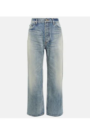 Balenciaga High-Rise Wide-Leg Jeans