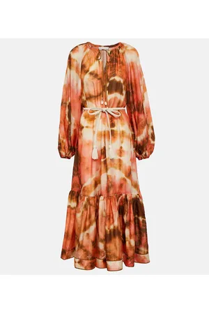 ZIMMERMANN Midikleid Vacay aus Seide