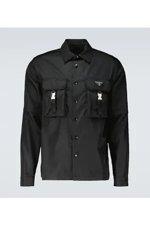 Prada Hemdjacke aus Re-Nylon