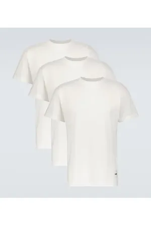 Jil Sander Set aus drei T-Shirts aus Baumwolle