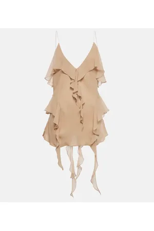 Khaite Top Piet aus Seiden-Georgette