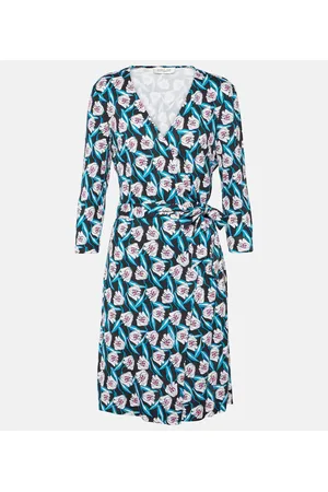 Diane von Furstenberg Bedrucktes Minikleid Julian aus Seide