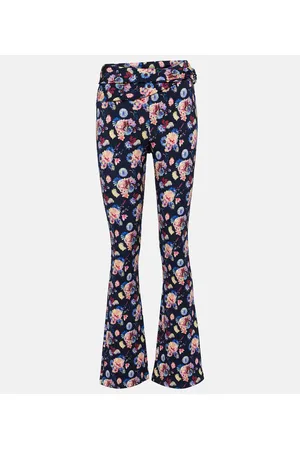 Paco rabanne Bedruckte High-Rise-Hose