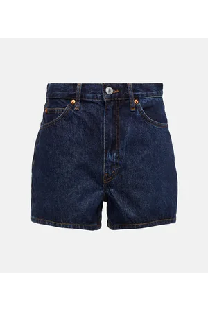 RE/DONE High-Rise Jeansshorts The Midi