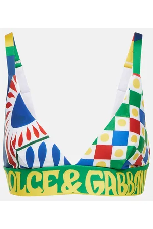 Dolce & Gabbana Bedrucktes Bralette aus Jersey