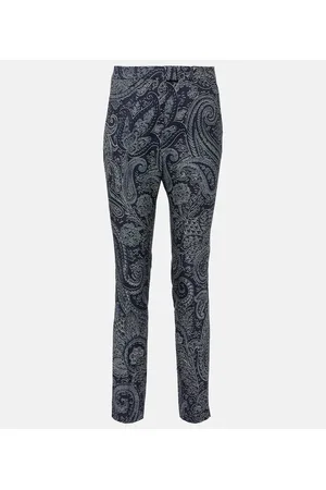 Etro Bedruckte High-Rise-Hose