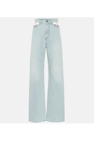 Maison Margiela High-Rise Wide-Leg Jeans
