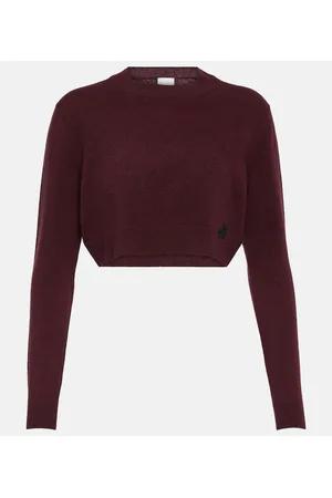 Patou Cropped-Pullover aus Wolle und Kaschmir