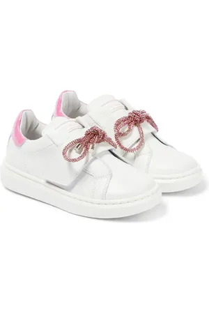 MONNALISA Verzierte Sneakers aus Leder