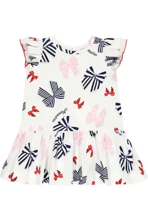 MONNALISA Baby Kleid aus Baumwoll-Jersey