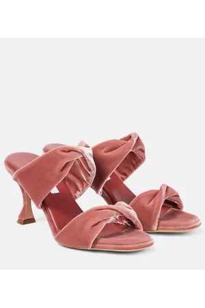 Aquazzura Sandalen Twist 95 aus Samt