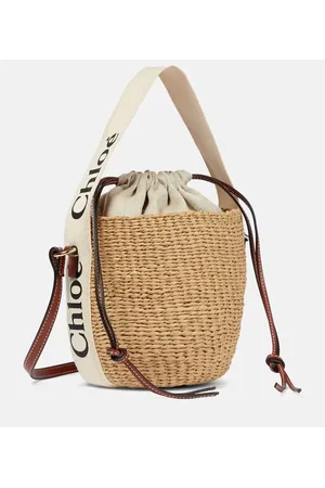 Chloé Chloé Bucket-Bag Woody Small mit Leder