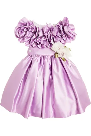 MONNALISA Verziertes Kleid Venice aus Satin