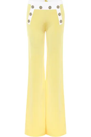 Balmain Schlaghose aus Strick