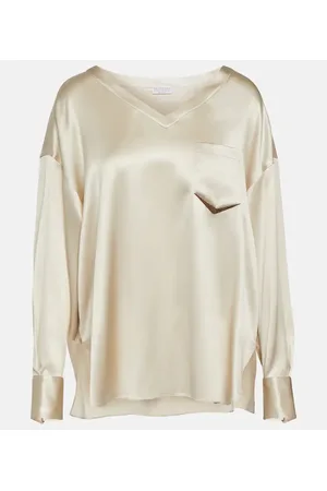 Brunello Cucinelli Longsleeve aus einem Seidengemisch