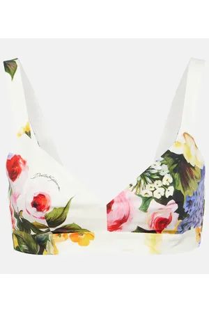 Dolce & Gabbana Bralette aus Baumwollpopeline
