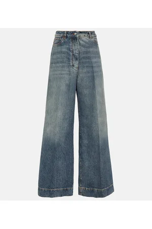 Etro High-Rise Wide-Leg Jeans