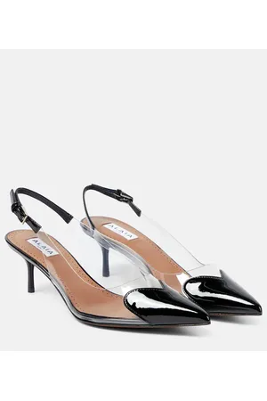 Alaïa Alaïa Slingback-Pumps Cœur mit Lackleder