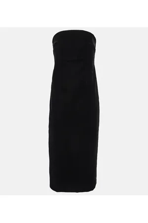 WARDROBE.NYC Midikleid aus Samt