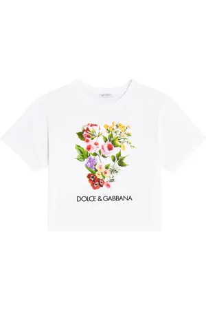 Dolce & Gabbana Bedrucktes T-Shirt aus Baumwoll-Jersey