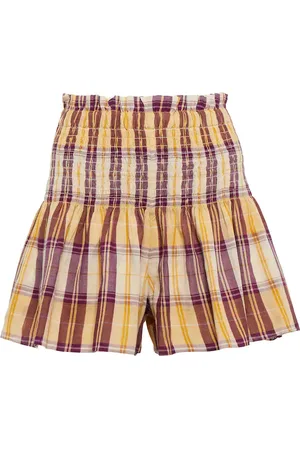 Marant Etoile Geraffte Shorts Bayowel aus Baumwolle