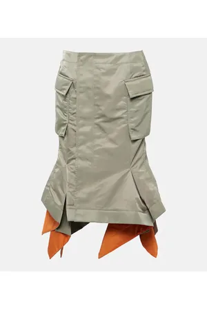 SACAI Midirock aus Twill