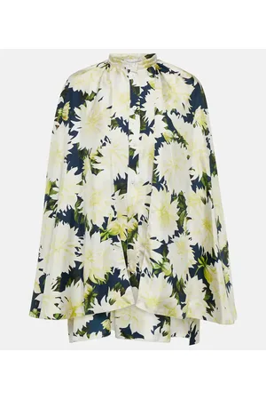 Oscar de la Renta Bluse aus Seide