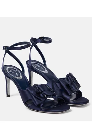 RENE CAOVILLA Verzierte Pumps aus Satin