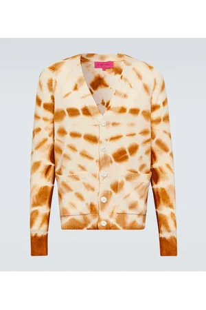 THE ELDER STATESMAN Cardigan aus Leinen und Baumwolle