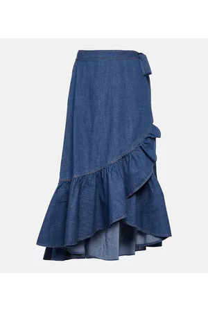 Ralph Lauren Wickelrock aus Baumwoll-Chambray