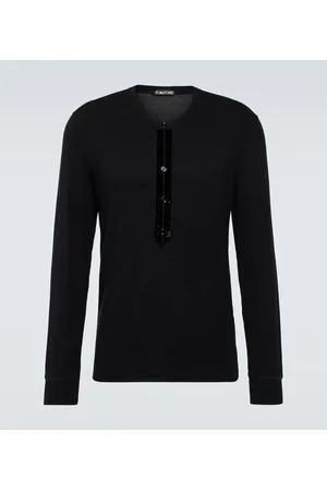 Tom Ford Henley-Top aus Satin