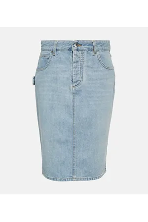 Bottega Veneta High-Rise-Jeansrock