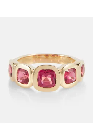 Robinson Pelham Ring Marnie aus 14kt Gelbgold mit Rubellit