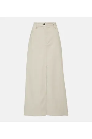 Brunello Cucinelli Maxirock aus Baumwoll-Cord