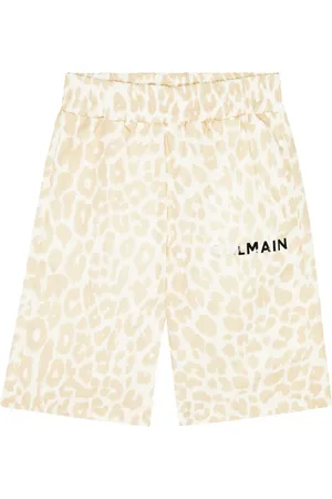 Balmain Bedruckte Shorts aus Baumwolle