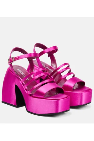 NODALETO Plateausandalen Bulla Chibi aus Satin