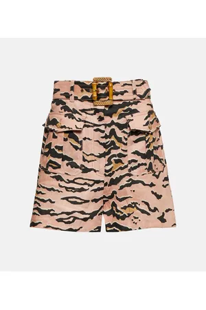 ZIMMERMANN Shorts Matchmaker Safari aus Leinen
