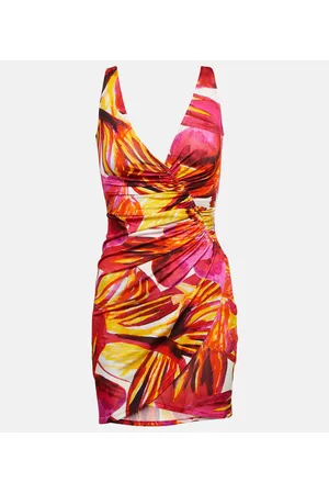 Louisa Ballou Bedrucktes Minikleid Summer Solstice