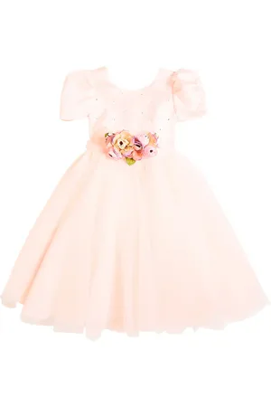 MONNALISA Verziertes Kleid mit Tüll