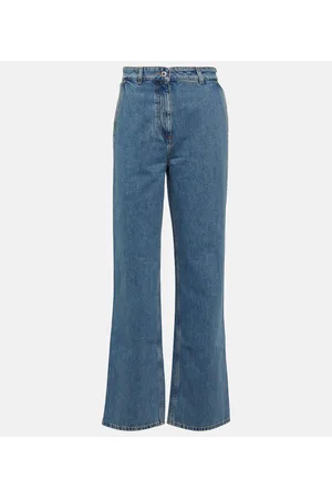Burberry High-Rise Straight Jeans