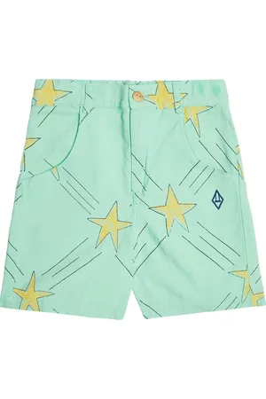 The Animals Observatory Shorts Pig aus Baumwolle und Leinen