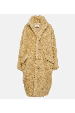 Maison Margiela Mantel aus Faux Fur
