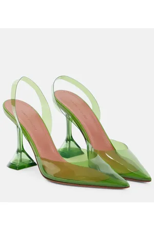 Amina Muaddi Slingback-Pumps Holli Glass
