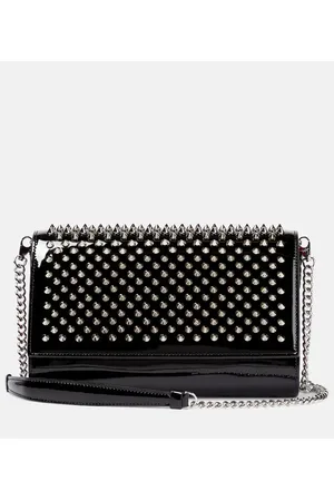 Christian Louboutin Verzierte Clutch Paloma aus Lackleder